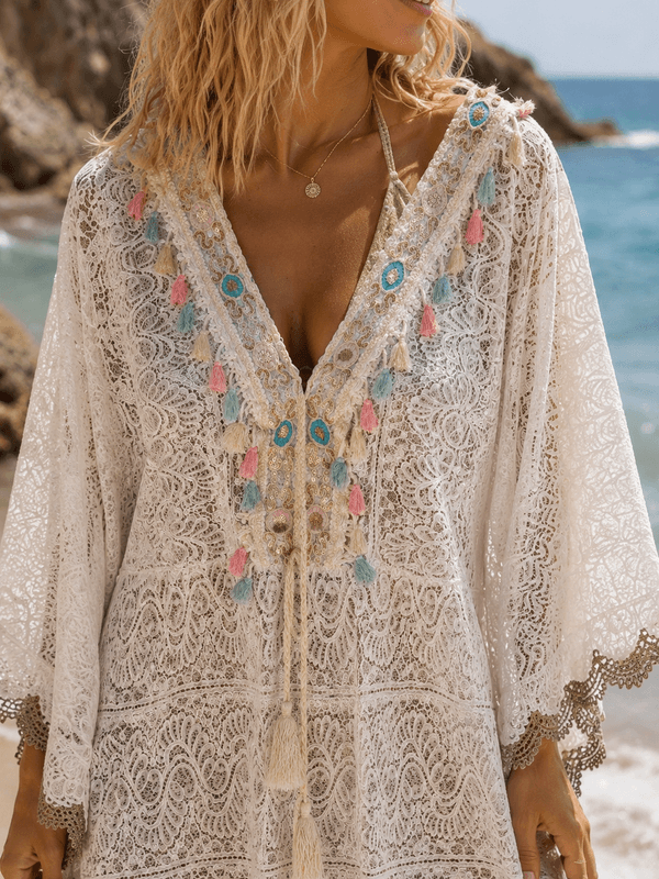 Bohemian Blonde Poncho