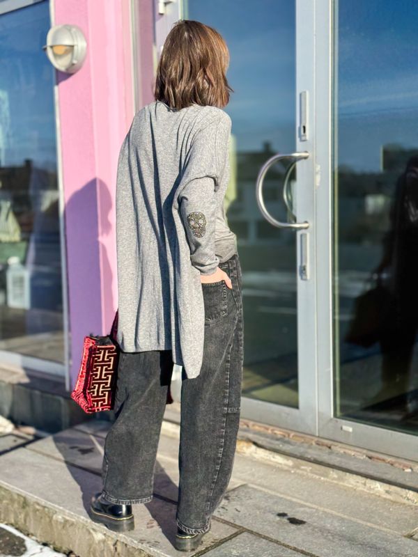 Skull Viscose Cardigan