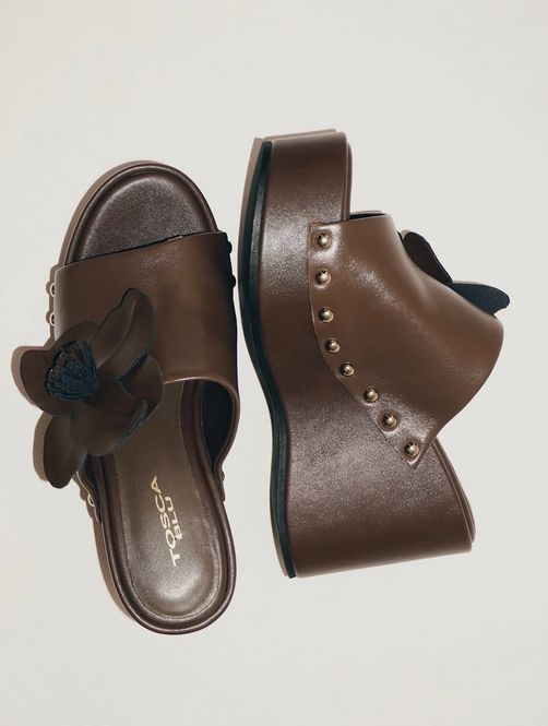 Hovedbilde Valencia Wedge Clog Tosca Blu