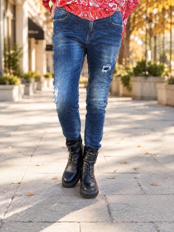 Ripped Denim Jeans