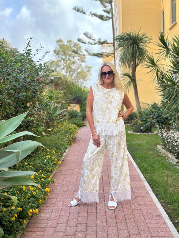 Fringe Boho Pant Hunkøn 