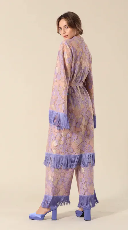 Fringe Boho Kimono Hunkøn 