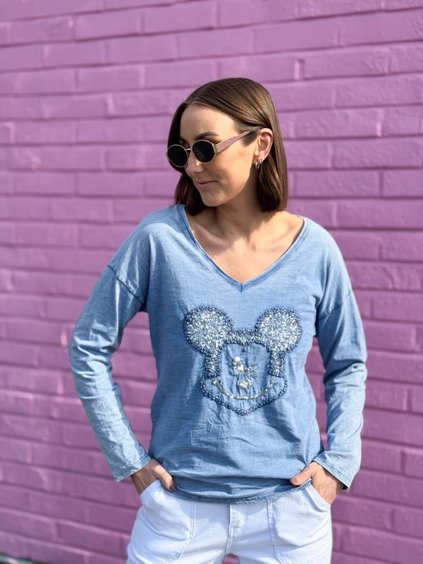 Mickey Washed sweater