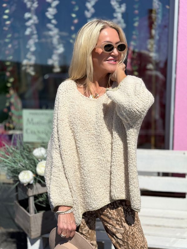 Daisy Bouclé Sweater
