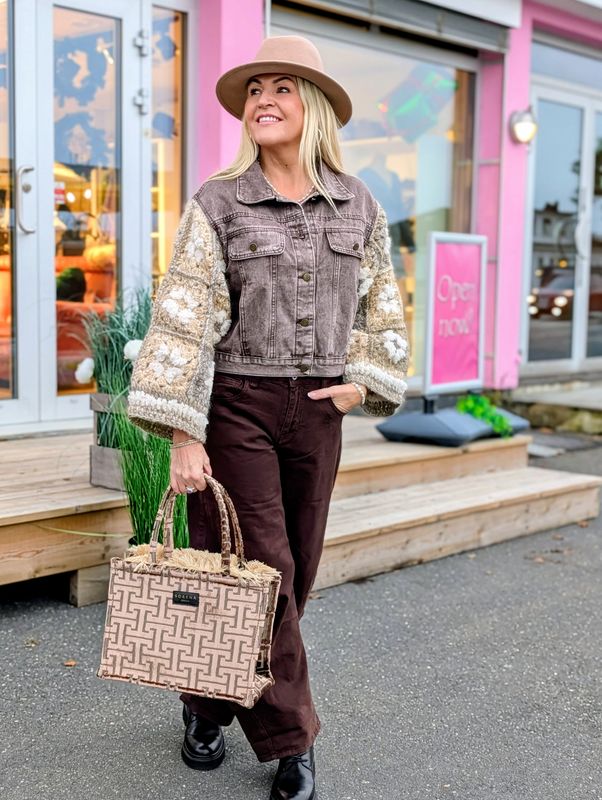 Crochet Brownie Jacket