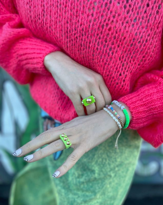 Golden Stone Ring