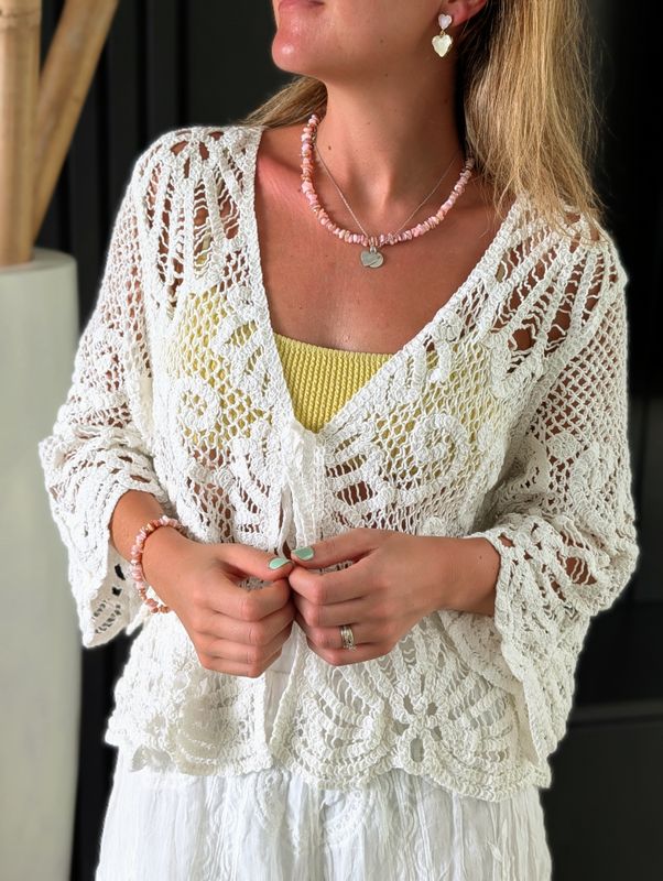 Bohemian Crochet Jacket