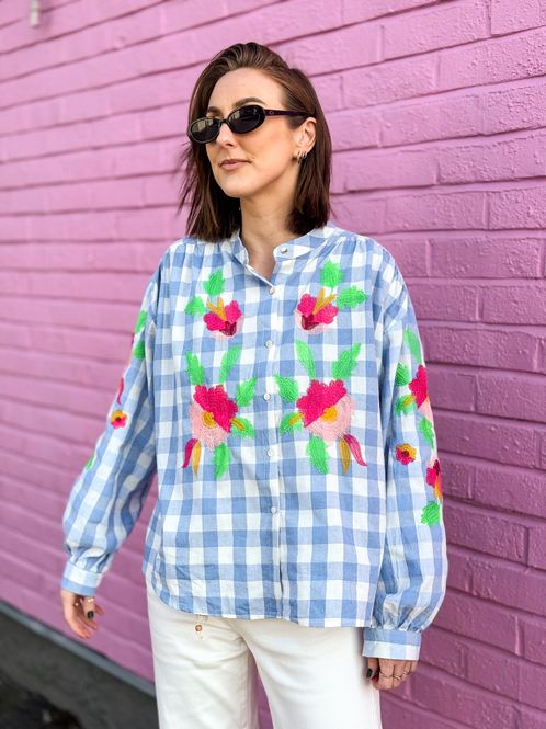 Hovedbilde Boheme Checkered Blouse Qnuz