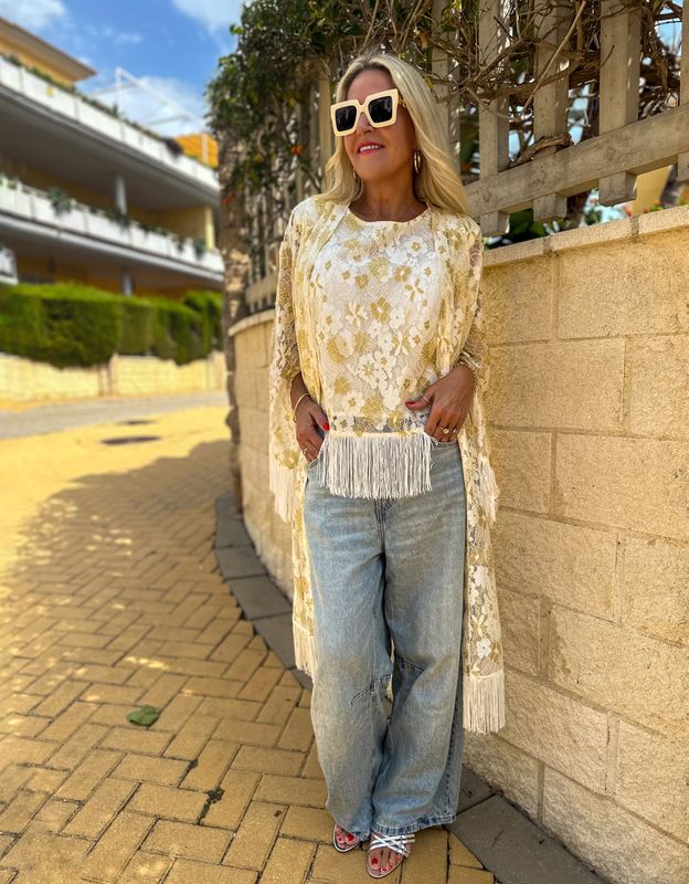 Fringe Boho Top Hunkøn 