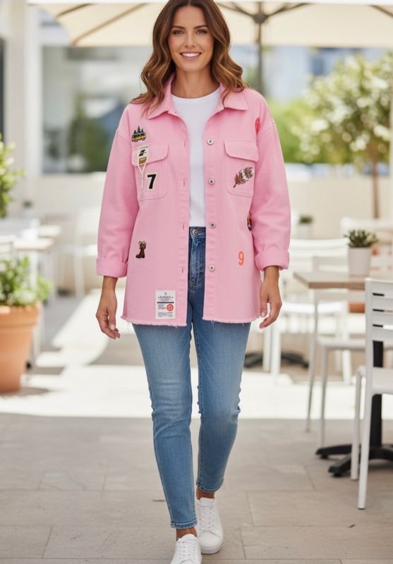 Jacket With Badges Qnuz