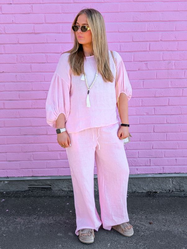 Mette Linen Blouse Love Forever