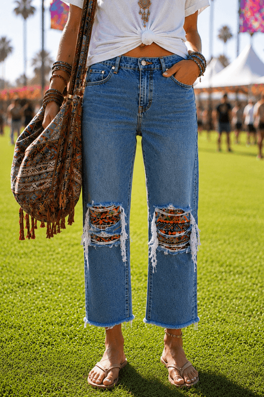 Bling Ripped Jeans
