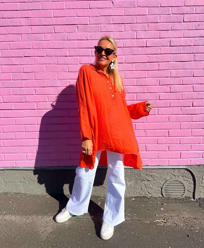 Sanna Oversized Linen Shirt